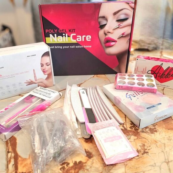 Big Lot Of Nail Art Kit Tools & Accessories - Picture 1 of 10